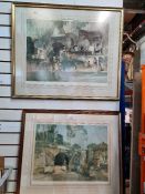 Two limited edition Russell Flint prints and sundry pictures