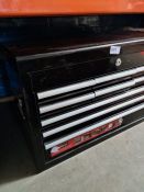 A black painted tool chest by Supatool