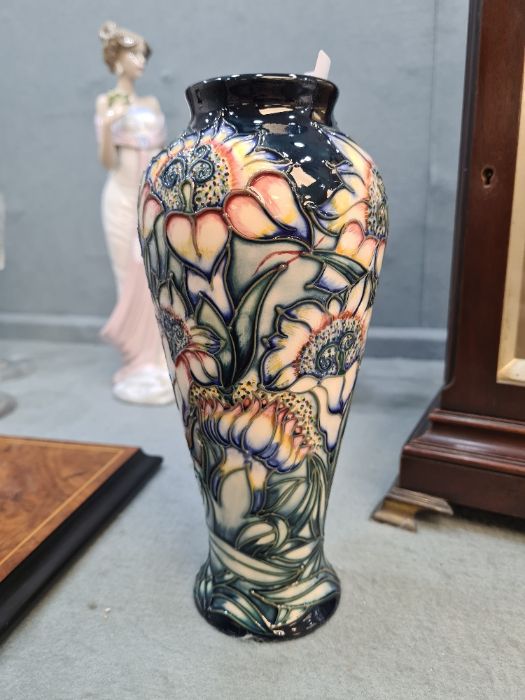 A modern Moorcroft vase decorated flowers. C2000, 20cm - Image 4 of 4