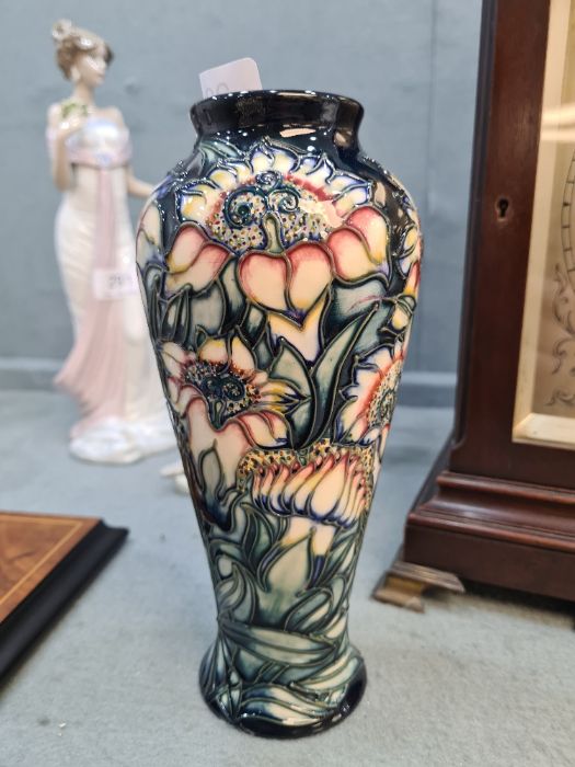 A modern Moorcroft vase decorated flowers. C2000, 20cm - Image 3 of 4