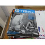 A quantity of old films and filming magazines from 1961 onwards