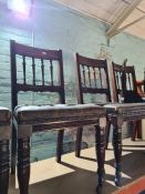 A set of fine late Victorian dining chairs and one other