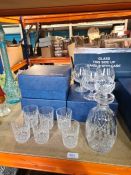 A selection of Waterford crystal to include Brandy and Whisky tumblers