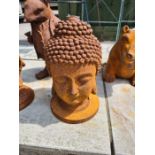 Cast head of Buddha