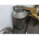 Tall milk churn