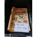 A quantity of "The Victor" comics, 1964 onwards, and a smaller quantity of Buster and Beano comics f