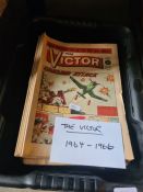 A quantity of "The Victor" comics, 1964 onwards, and a smaller quantity of Buster and Beano comics f