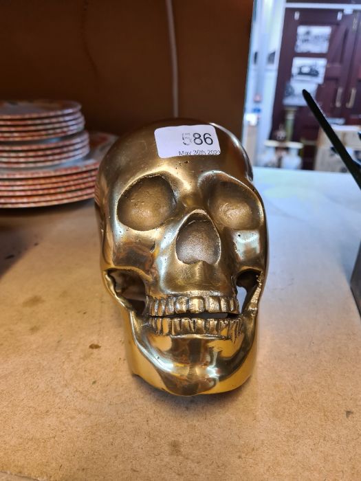 Gold skull - Image 2 of 2