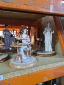 Five various limited edition figurines, part of Jane Austen's collection for Franklin Mint and sundr