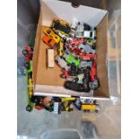 A quantity of playworn diecast vehicles, including hot wheels