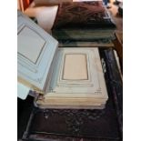 Four Victorian leather bound photograph albums, some containing photographs