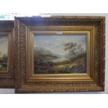 A pair of modern antique style landscapes by Dale