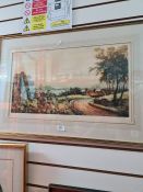A pencil signed print of Birds in landscape by C. Stanley Todd and 3 other pictures