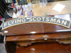 Large Flying Scotsman sign