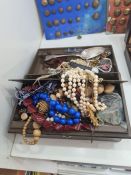 A quantity of costume jewellery and sundry