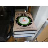 Two magic related books titled "Magick" and "The Golden Dawn"