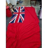 A large Navy Red Ensign (4 yards)