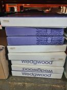 8 Wedgwood collector's plates, decorated castles and houses, and sundry plates