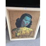 A vintage print of Chinese girl by Tretchikoff