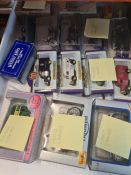Six trays of modern die cast vehicles, some boxed