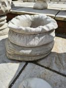 Two x Sack Planters - large sack shaped planters (2)