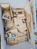 A small box of vintage film negatives and slides relating to famous actors and actresses, to include