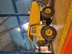 A selection of Tonka toys including diggers, bulldozer, dumper truck, etc