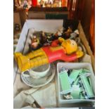 A sun dry lot to include a Noritaki coffee set, Britains hospital figures and beds, etc