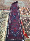 Two small Kelim rugs and a modern runner