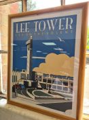 A pair of modern prints of Lee Tower and Pavilion, Lee on Solent
