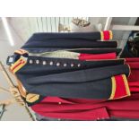 A blues and royals Bandsman and trumpeter jacket with black trousers