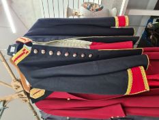 A blues and royals Bandsman and trumpeter jacket with black trousers