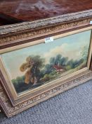 A pair of early 20th century oils of landscapes, unsigned