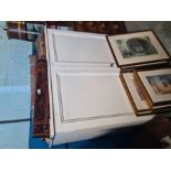 A white painted pine 2 door cupboard, no base