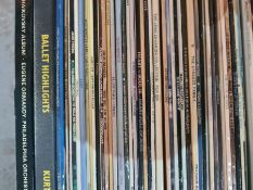 Three boxes of vinyl LP records and 7" singles