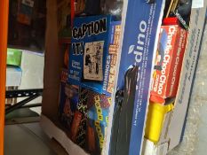 A large selection of vintage toys, board games, etc