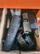 A Sony A700 digital SLR camera, a Sigma 100 - 300mm lens and other Sigma lenses and related camera i