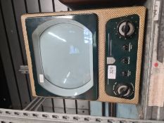 A 'Echo' vintage TV (vertical hold) and a BUSH Bakerlite radio