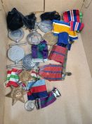 A family related medal group of Police, WW1 and WW3 medals to the Staton family to include station 3