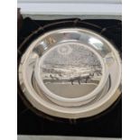 Two limited edition Sterling silver plates designed by James Wyeth boxed with paperwork, certificate