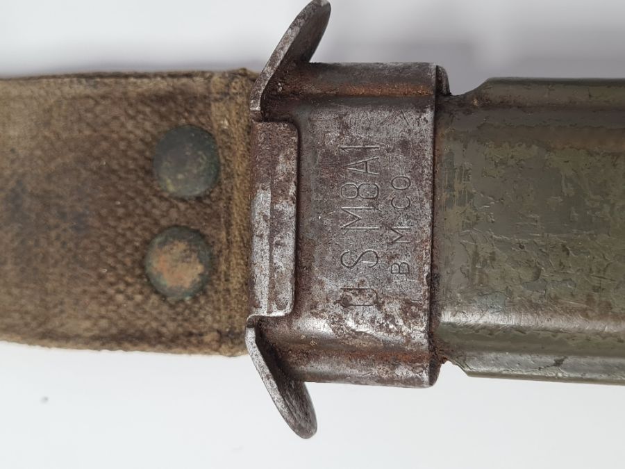 A WWII U.S. Army M8A1 Scabbard - Image 5 of 6