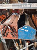 Two old tool boxes with contents