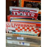 A small box of vintage Football programmes to include Arsenal and Liverpool, mainly 19702 and 1980s