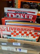 A small box of vintage Football programmes to include Arsenal and Liverpool, mainly 19702 and 1980s