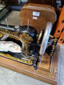 A vintage sewing machine by Jones