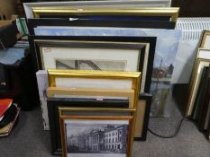A quantity of various pictures and prints to include some oil paintings
