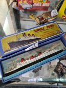 A Dinky die cast model of Cunard-White Star liner 'Queen Mary', boxed