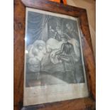 Two vintage framed prints