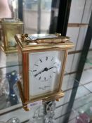 A good quality modern carriage clock by Thomas Braithwaite, London