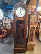 A plain 1920s/1930s long case clock